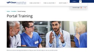 Portal Training - Dean Health Plan