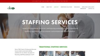 Staffing Services — deans professional services