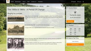 The 1950s & 1960s - A Period Of Change - DEANE GOLF CLUB