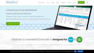 Connect your Excel to Xero & QBO - DataDear Excel Add In for Xero ...