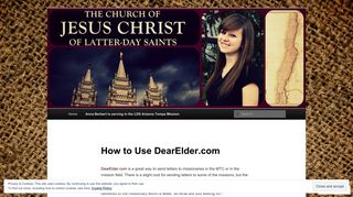 How to Use DearElder.com | Anna the Missionary