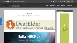 Dear Elder | Mormon Life Hacker