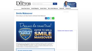 Smile Makeover, Dental Makeover Contest | Dear Doctor Smile ...