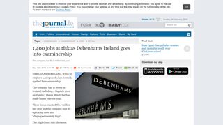 1,400 jobs at risk as Debenhams Ireland goes into examinership