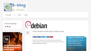 How to enable root SSH login in Debian Jessie