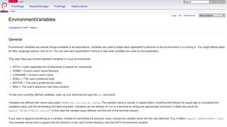 EnvironmentVariables - Debian Wiki