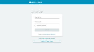 Log In - Netspend