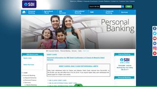 Debit Card - SBI Corporate Website