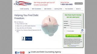 CreditGUARD: Non Profit Debt Consolidation & Counseling Services