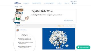 Equifax Debt Wise - Bills.com