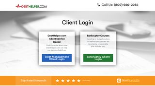 Client Login | DebtHelper.com