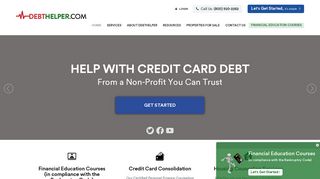 DebtHelper.com: Non Profit Credit Counseling & Debt Counseling