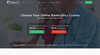 First Bankruptcy Course | DebtorCC.org
