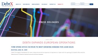 Debtx Expands European Operations | DebtX: The Debt Exchange