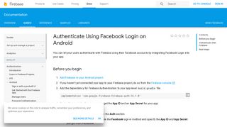 Authenticate Using Facebook Login on Android | Firebase