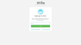 Sign In to your Wrike account