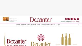 Enter Decanter Awards - world's best wine competition - Decanter