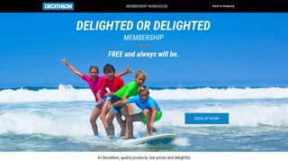 Delighted or Delighted Membership - Decathlon Australia