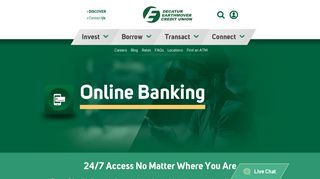 Online Banking | DECU - Decatur Earthmover Credit Union
