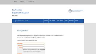 Job Seeker Login / Register - Department for Education
