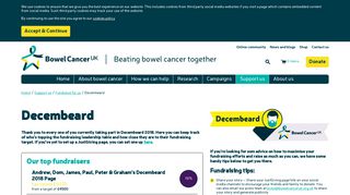Decembeard | Bowel Cancer UK