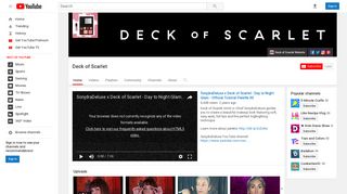 Deck of Scarlet - YouTube