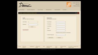 Decora - User Login / Registration