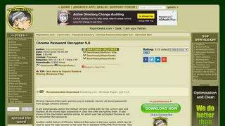Download Chrome Password Decrypter - MajorGeeks