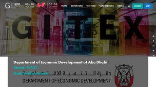 Department of Economic Development of Abu Dhabi - GITEX 2018 ...