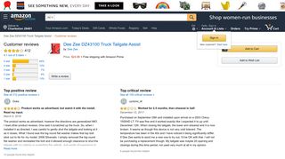 Amazon.com: Customer reviews: Dee Zee DZ43100 Truck Tailgate ...