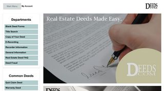 Deeds.com Real Estate Deeds Made Easy Since 1997