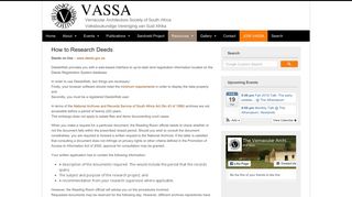 How to Research Deeds - VASSA