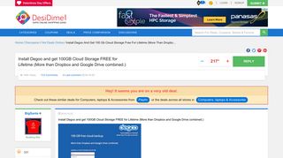 Install Degoo and get 100GB Cloud Storage FREE for Lifetime (More ...