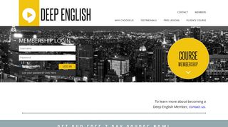 Deep English – for English Language Learners