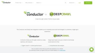 Conductor + DeepCrawl - Conductor