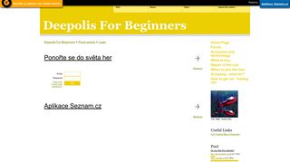 Login - Deepolis For Beginners