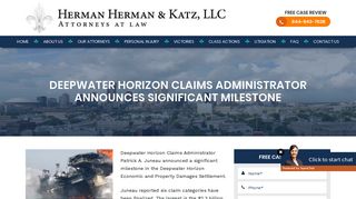 deepwater horizon claims administrator announces significant milestone