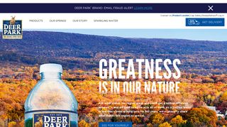 Bottled Water | Deer Park® Brand Natural Spring Water