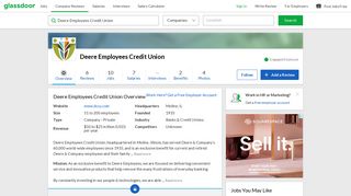 Working at Deere Employees Credit Union | Glassdoor