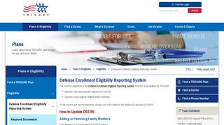 Defense Enrollment Eligibility Reporting System | TRICARE