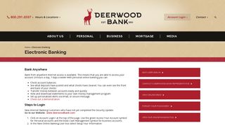 Electronic Banking | Business Banking Solutions | Deerwood Bank