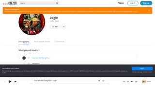 Login - Listen on Deezer | Music Streaming