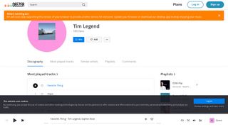 Tim Legend - Listen on Deezer | Music Streaming