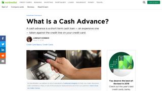 What Is a Cash Advance? - NerdWallet