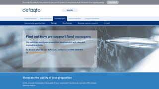 Fund Managers | Defaqto