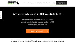 ADF Aptitude Test - Defence Ready