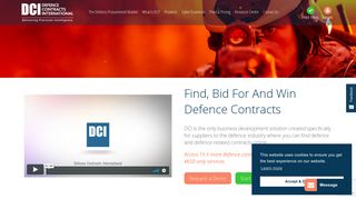 Find, Bid & Win more Defence Contracts Online with DCI | FREE TRIAL