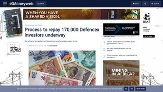 Process to repay 170,000 Defencex investors underway - Moneyweb
