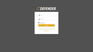 Cannot login? - Defender