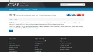STEPP: Security Training, Education and Professionalization Portal